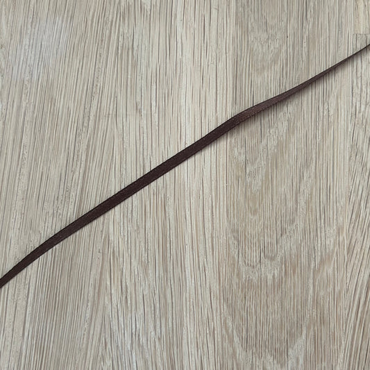 Double Sided Satin Ribbon 3mm - Brown Col 850