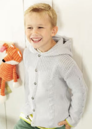 Knitting Pattern 4891 - Sweater & Jacket in Snuggly Baby Bamboo DK