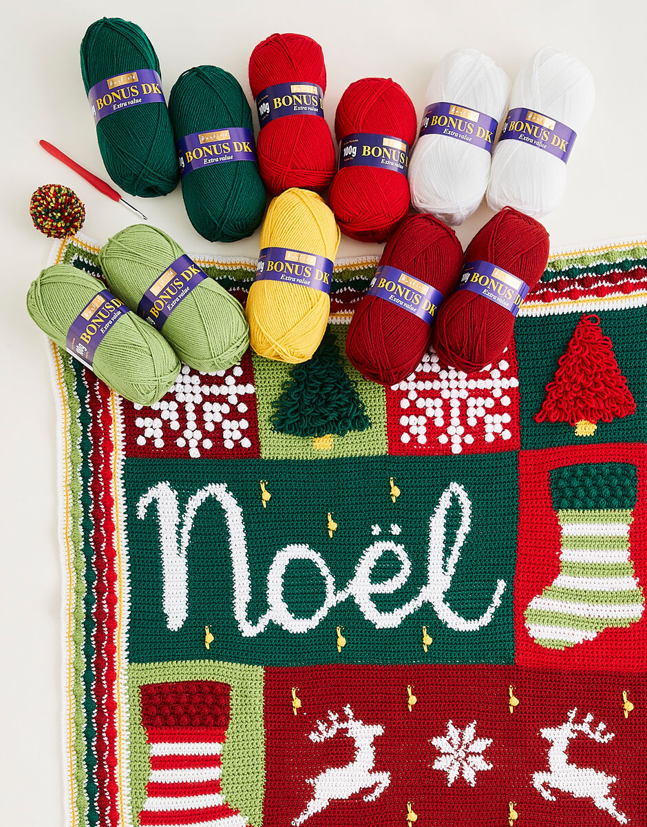 Nordic Noel Christmas CAL - Blanket Yarn Bundle