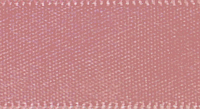 Double Faced Polyester Satin Ribbon 7mm - Colonial Rose Col 9796