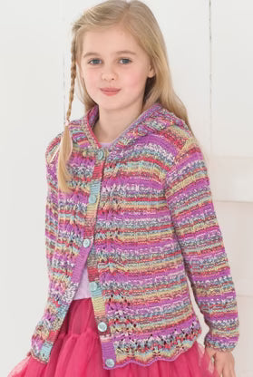 Knitting Pattern 4482 - Cardigan & Bonnet in Baby Crofter DK