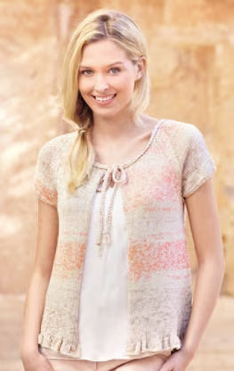 Knitting Pattern 8117 - Top & Cardigan in Toscana DK