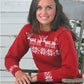 Knitting Pattern 5756 - Reindeer & Stars Christmas Jumper in DK