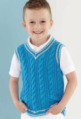 Knitting Pattern 4878 - Sweater & Tank Top in Snuggly DK