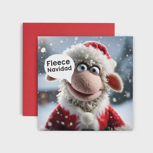 Fleece Navidad - Christmas Card