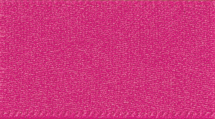 Double Faced Polyester Satin Ribbon 3mm - Fuchsia Col 402
