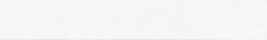 Grosgrain Ribbon  - White Col 9401 - 2 Widths Available