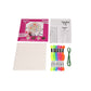 Counted Cross Stitch Kit - Beginners - Neon Scatter Floral