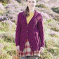 Knitting Pattern 7062 - Shawl Collared Long Jacket in Bonus Aran