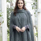 Knitting Pattern 7372 - Cape/Poncho in Bonus Aran Tweed