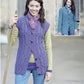 Knitting Pattern 7135 - Cardigan & Waistcoat in Bonus Aran Tweed
