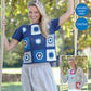 Crochet Pattern 8145 - Granny Square  Boxy Tops in Sundance DK