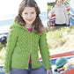 Knitting Pattern 2451 - Hooded Sweater and Jacket in Supersoft Aran