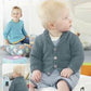 Knitting Pattern 4890 - Sweater & Cardigan in Baby Bamboo DK