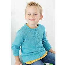 Knitting Pattern 4890 - Sweater & Cardigan in Baby Bamboo DK