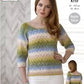 Knitting Pattern 4728 - Sweater & Top in DK
