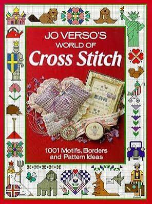 Jo Verso's World of Cross Stitch - Hardback - Pre-loved