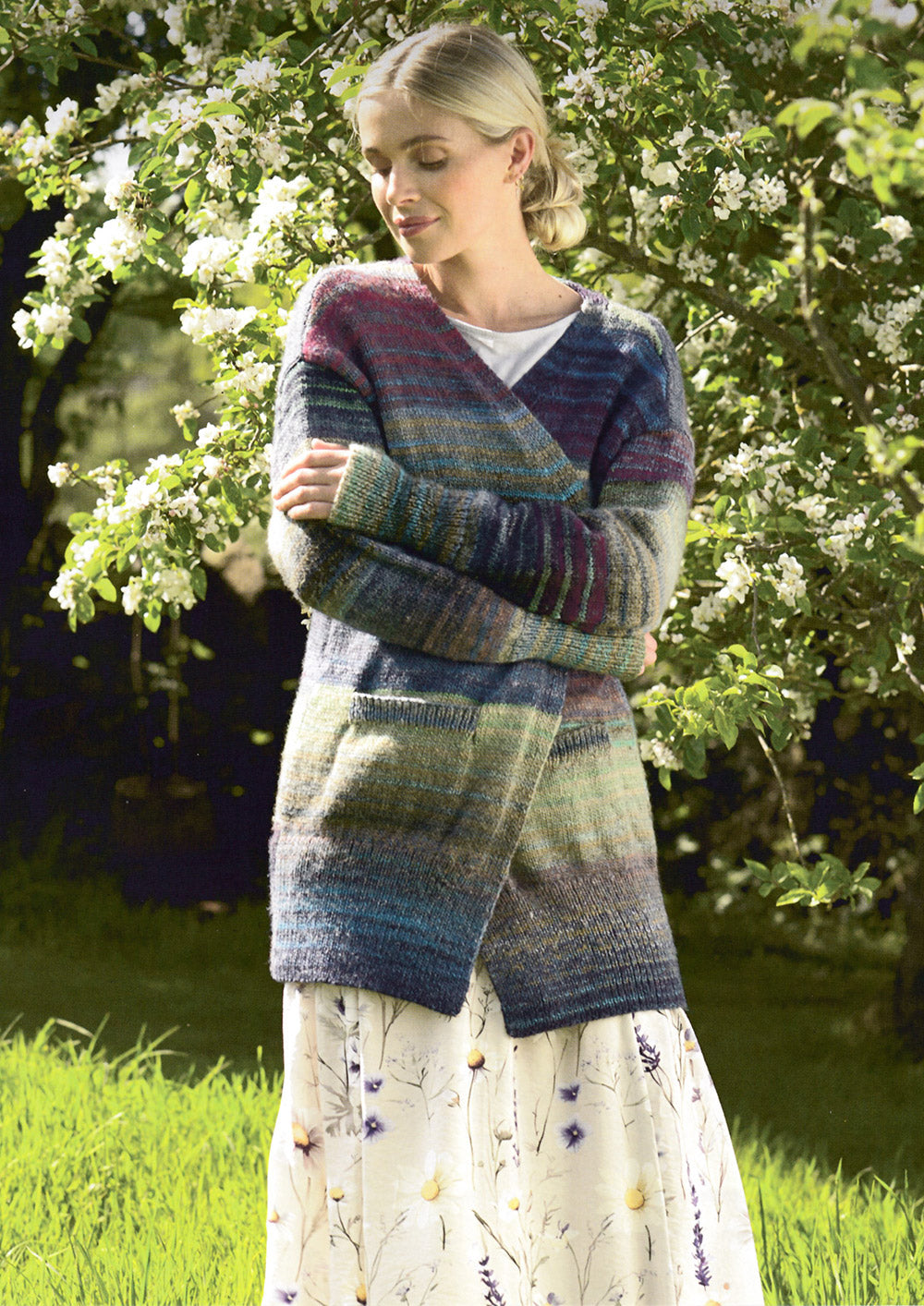Knitting Pattern JB1006 - Long Cardigan in Emotions DK