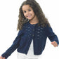 Knitting Pattern JB675 - Girls Cardigan in Pure Cotton DK