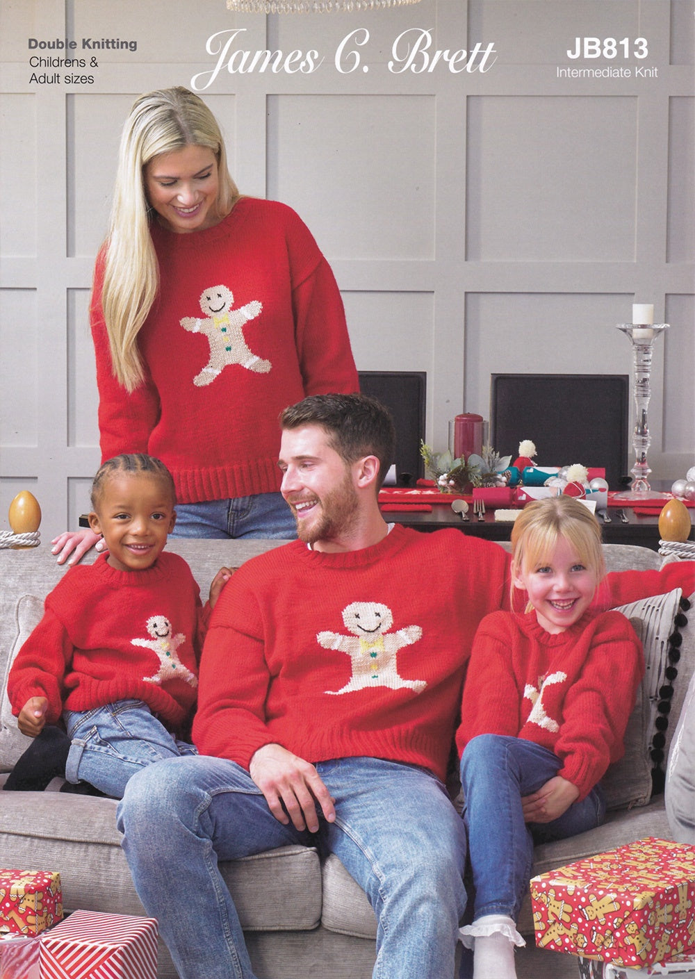 Knitting Pattern JB813 - Sweater in Quality DK