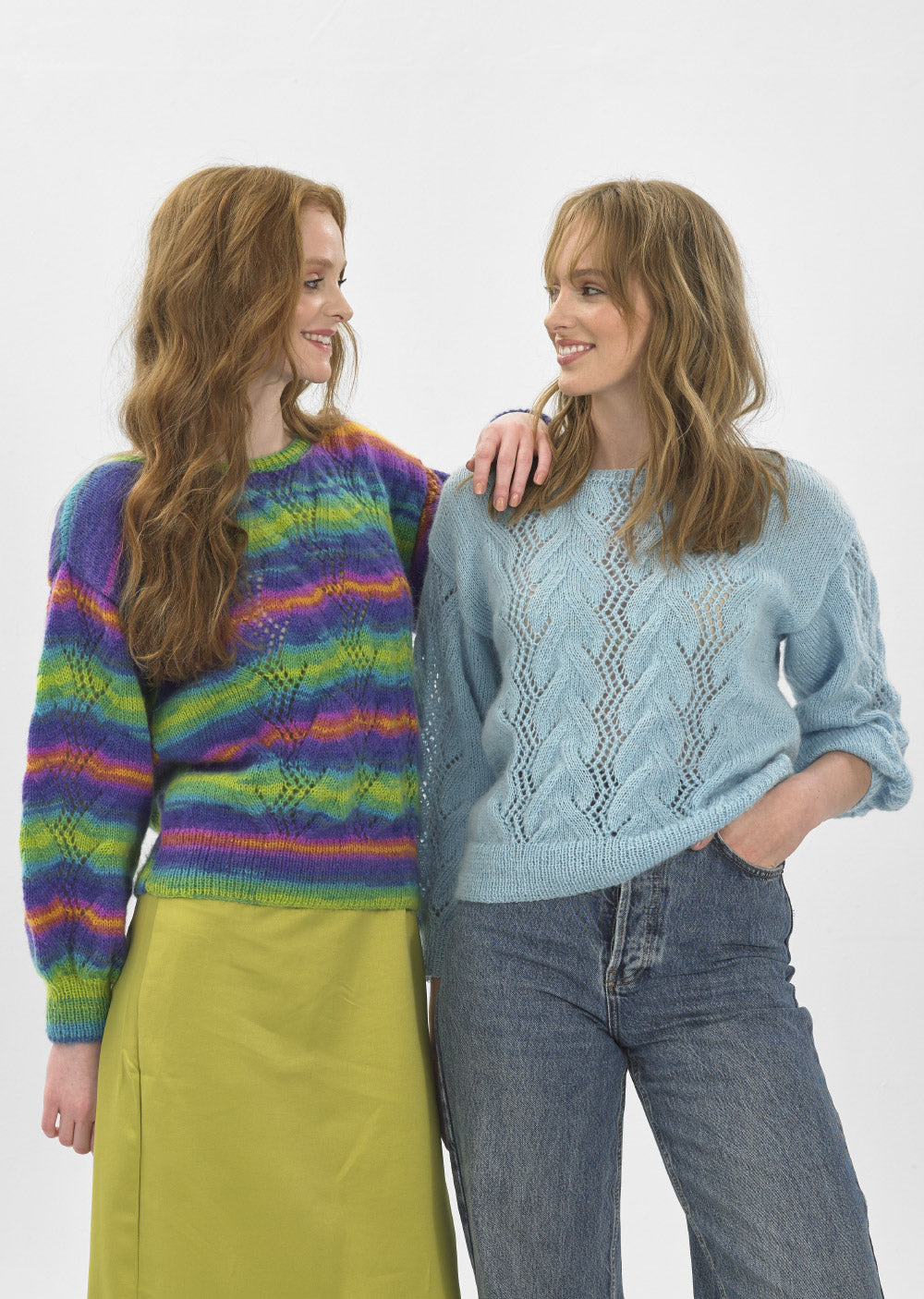 Knitting Pattern JB901 - Sweater in Shhh DK