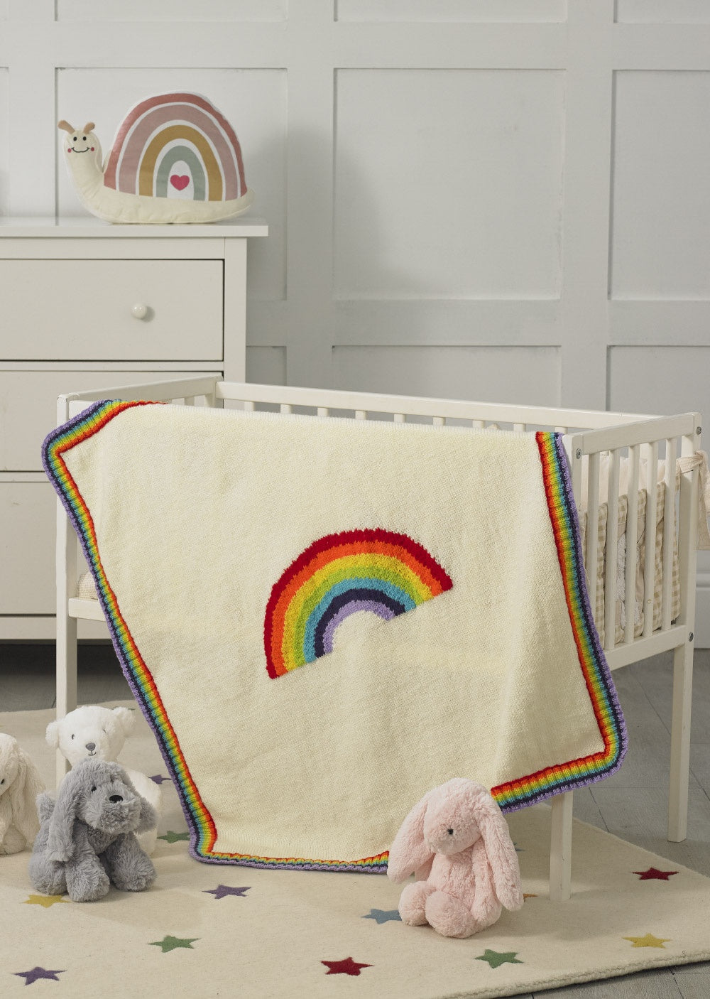 Knitting Pattern JB906 - Baby Blanket in Quality DK