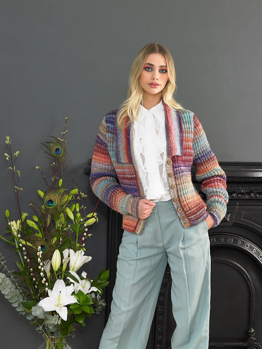 Knitting Pattern JB921 - Cardigan in Emotions DK