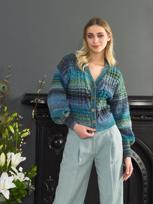 Knitting Pattern JB923 - Cardigan in Emotions DK