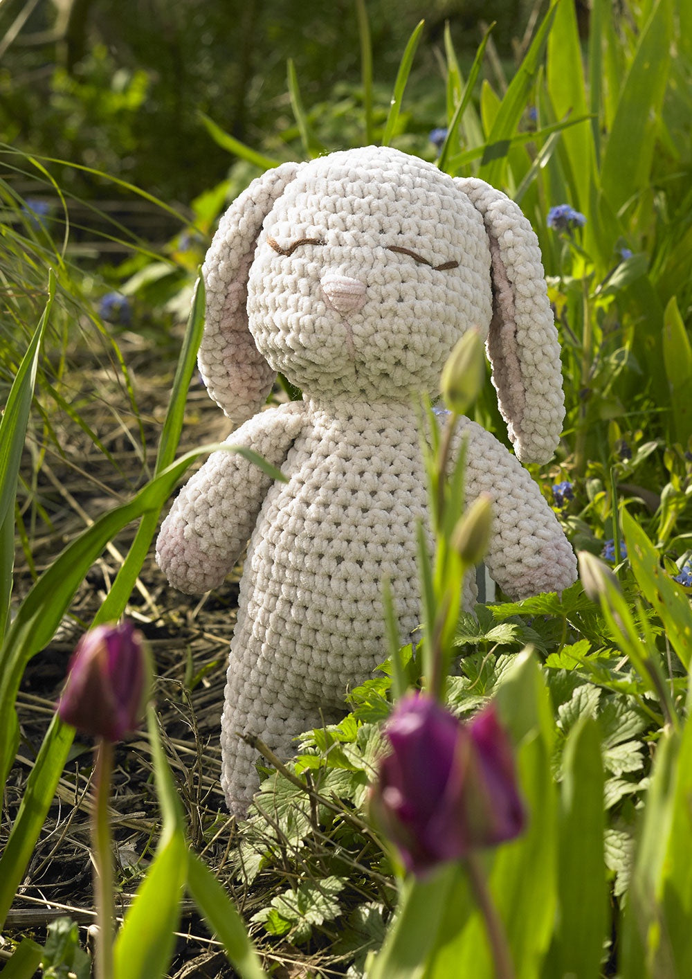 Crochet Pattern JB932 - Beatrice Bunny Toy in Chunky