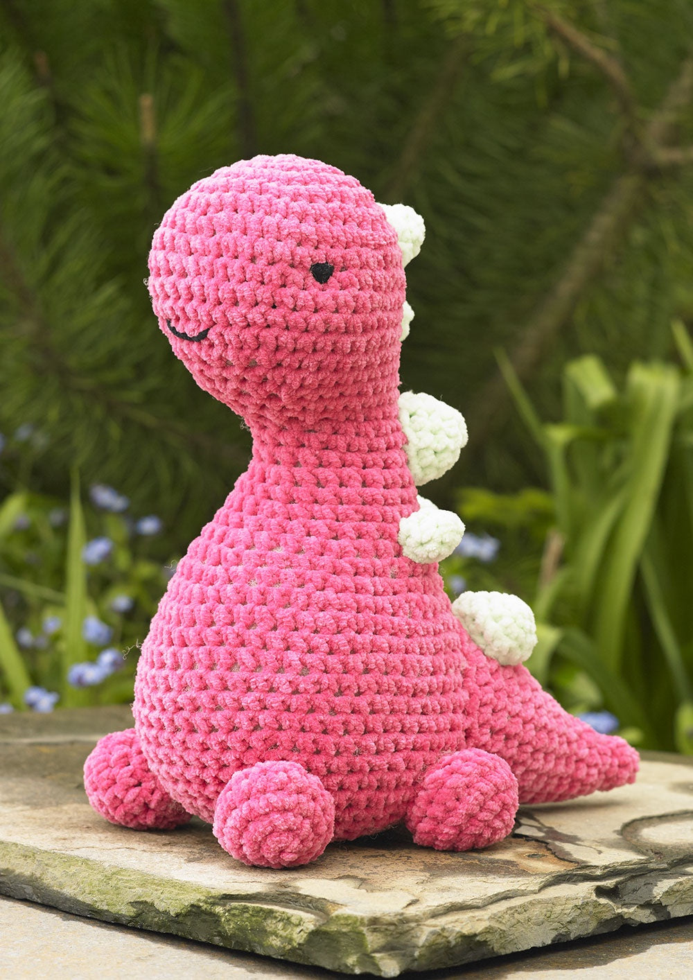 Crochet Pattern JB934 - Barney Brettosaurus Toy in Chunky