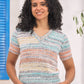 Knitting Pattern JB965 - Vest & Sweater in Cotton Waves DK