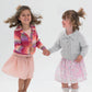 Knitting Pattern JB985 - Children's Hooded Cardigan in Baby Twinkle Prints DK