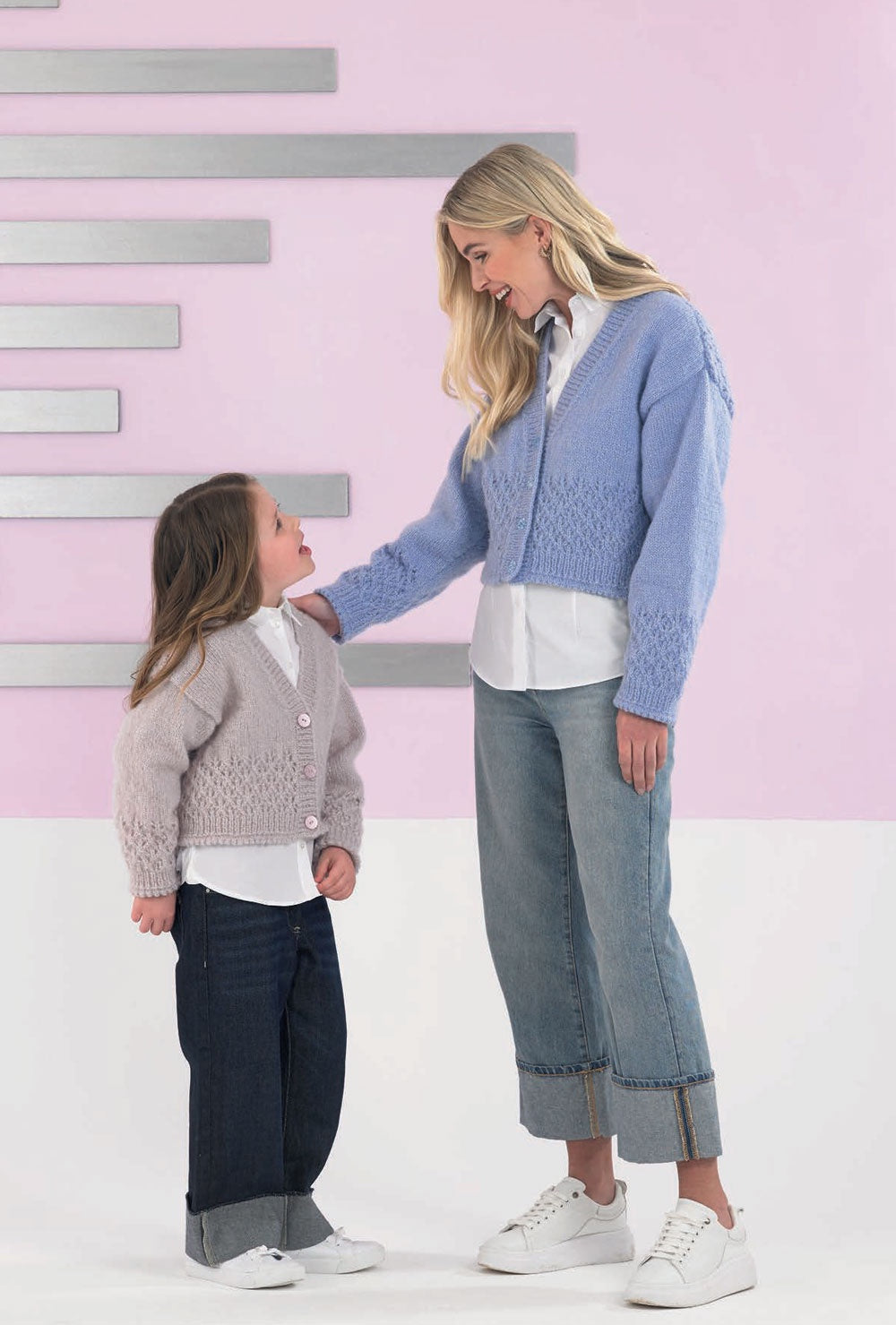 Knitting Pattern JB992 - Children's and Women's cardigan in Elegance DK