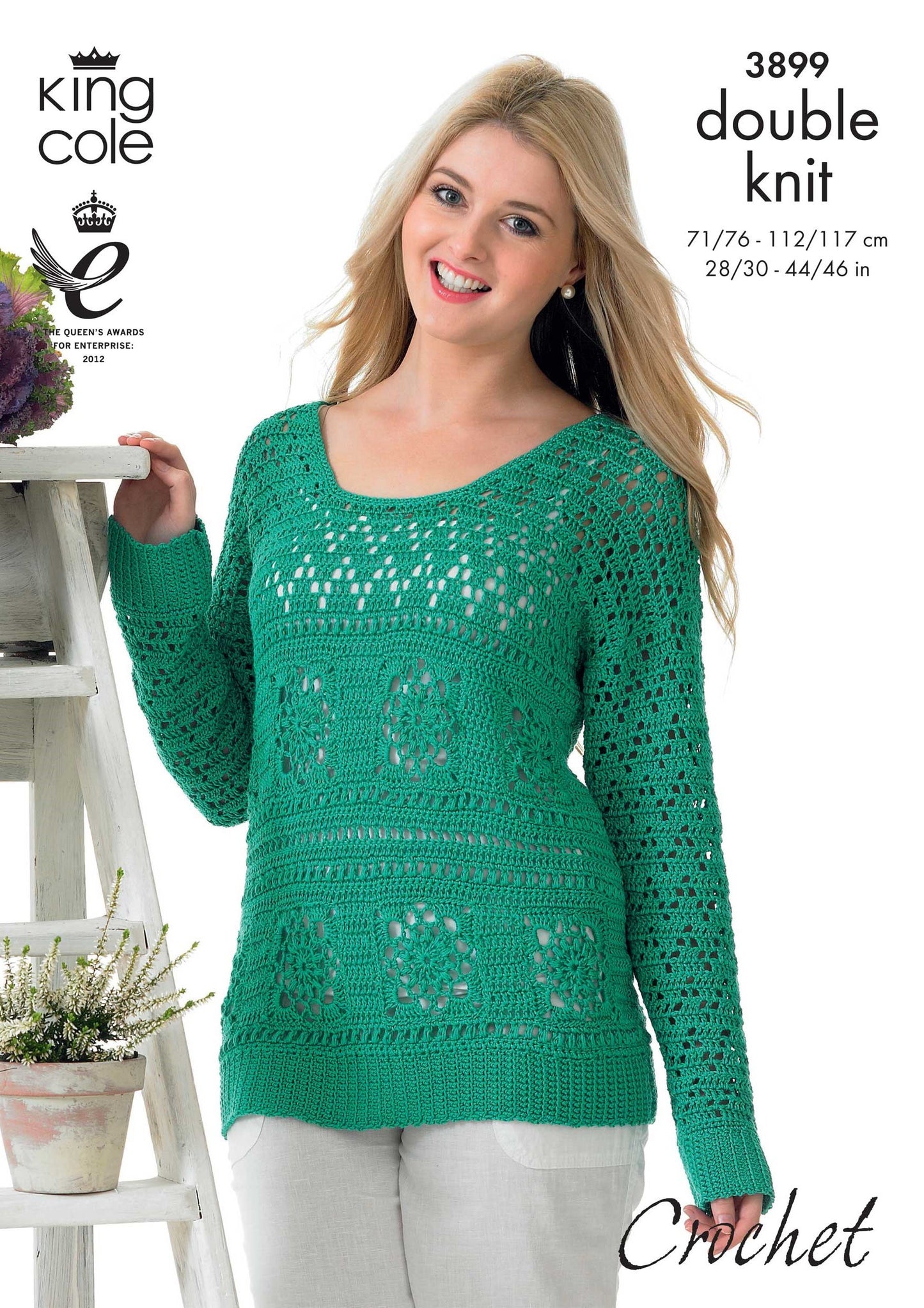 Crochet Pattern 3899 - Sweater & Top in Cotton DK