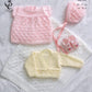 Knitting Pattern 4689 - Angel Top , Cardigan, Bonnet & Blanket in DK