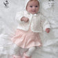 Knitting Pattern 4690 - Matinee Coat, Matinee Jacket, Cardigan, Bonnet, Hat & Bootees in Comfort DK