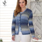 Knitting Pattern 4725 - Sweater & Cardigan in DK