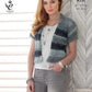 Knitting Pattern 4727 - Sweater & Cardigan in DK