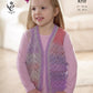 Knitting Pattern 4578 - Childrens Cardigan & Waistcoat in DK