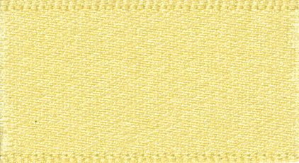 Double Faced Polyester Satin Ribbon 15mm - Lemon Col 5