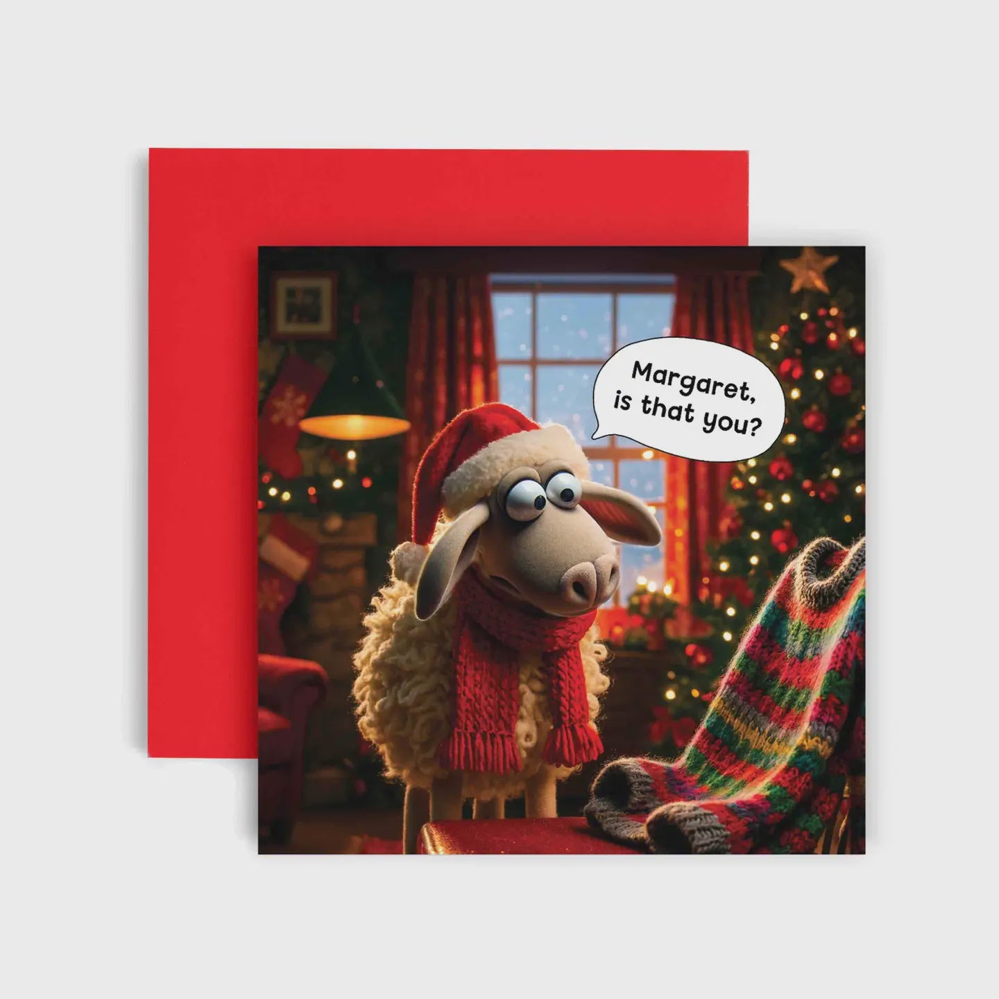 MARGARET - Sheep Versus Sweater - Christmas Card