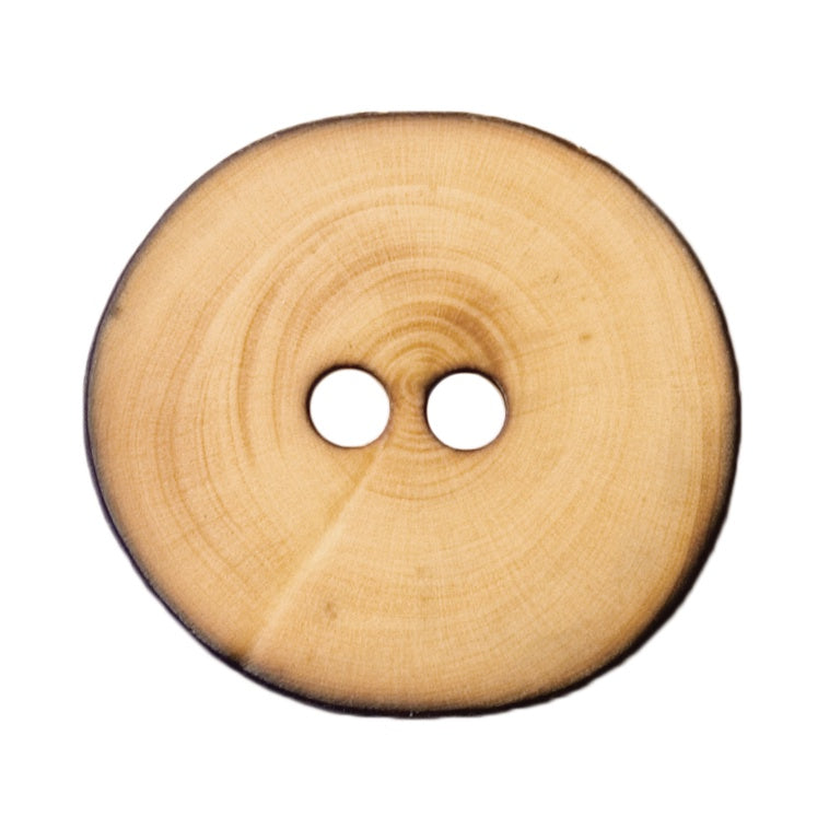 2 Hole Button - 22mm - Wooden