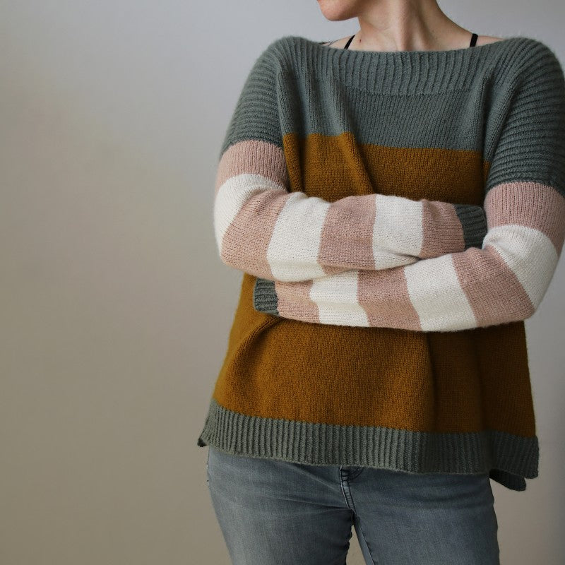 Easy Sweaters to Knit -   4 ply, DK & Aran