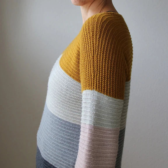 Easy Sweaters to Knit -   4 ply, DK & Aran