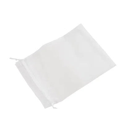 White Organza Drawstring Bag - 29cm x 20cm