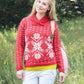 Knitting Pattern 9754 - Snowflake Sweater in Country Style DK