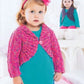 Knitting Pattern 1409 - Bolero Style Cardigan & Waistcoat in Tiny Tots DK