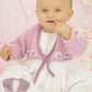Knitting Pattern 1726 - Bolero Style Cardigans in Tiny Tots DK