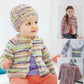 Knitting Pattern 4796 - Cardigan, Hat & Blanket in Baby Croifter DK