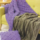 Knitting Pattern 7792 - Blankets & Cushion Cover in Bonus Aran Tweed